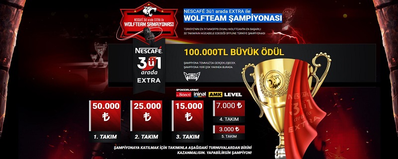 Nescafe 3ü1 Arada Extra İle Wolfteam Şampiyonası’nda Heyecan Yükseliyor!