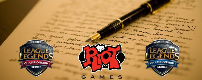 EU ve NA LCS Ekiplerinden Riot Games’e Mektup