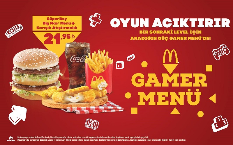 McDonald’s’tan Gamer Menü