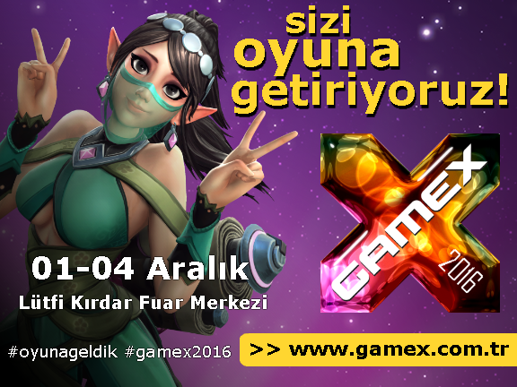 GameX 2016 Bilet Al