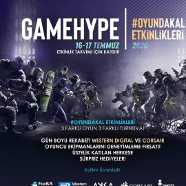 GAMEHYPE Etkinlikleri 16-17 Temmuz’da başlıyor!