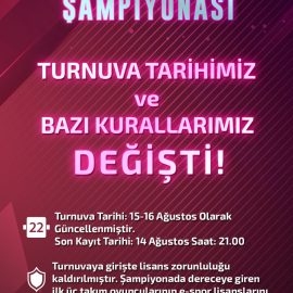 TESFED Ankara ‘E-Spor CS:GO Şampiyonası” kayıtları devam ediyor!